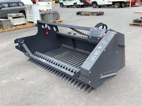 used 72 skid steer bucket|1 yard skid steer bucket.